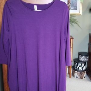 Purple Tunic Top L